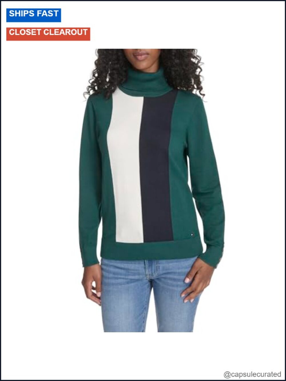 100% Cotton Long Sleeve Turtleneck Lightweight Pullover Sweater